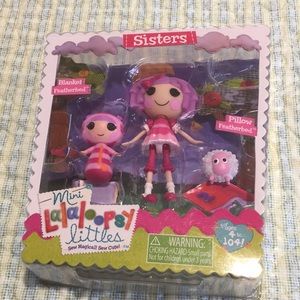 Lalaloopsy Sisters little Mini Dolls with Pillow Lamb NEW Sew Magical! Sew Cute!